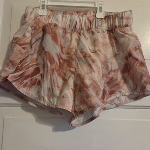 Old Navy Women's Pink and White Athletic Shorts